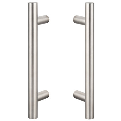 Poignée de porte de douche, 12 po, ronde, 2 côtés