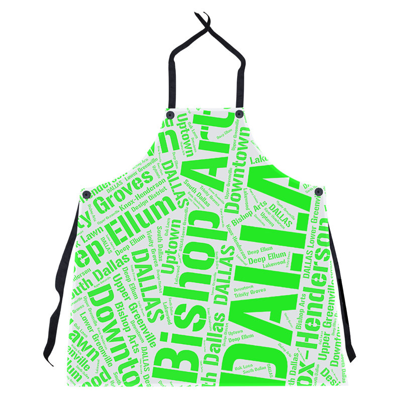 Tablier de district de Barhood, Dallas, Vert
