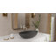 Lavabo de salle de bain vasque en résine 25,5 po x 13,7 po Badeloft WB-04-MBLK-138194082