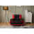 Similicuir rouge / noir est en rupture de stock