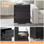  Ensemble de chambre avec grand lit 5 pièces Louby, noir-101644240-101644235