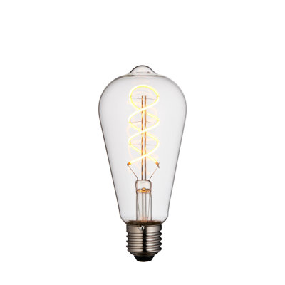 4W E27 ES ST64 Pear LED Dimmable Bulb - 265lm 2200K Warm White