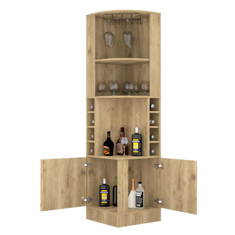 Bar, 8 casiers à vin, Beige