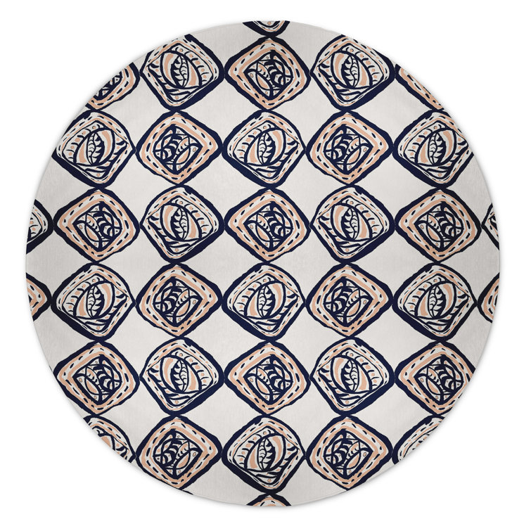 Safari Chenille Geometric Indoor Rug
