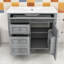 Meuble-lavabo ajustable avec 2 tiroirs Eleene-668556239