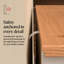 Bibliothèque en bois de pin massif Albrecht-104817355