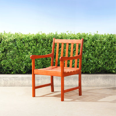 Aina Tropical Reddish Wood Patio Armchair
