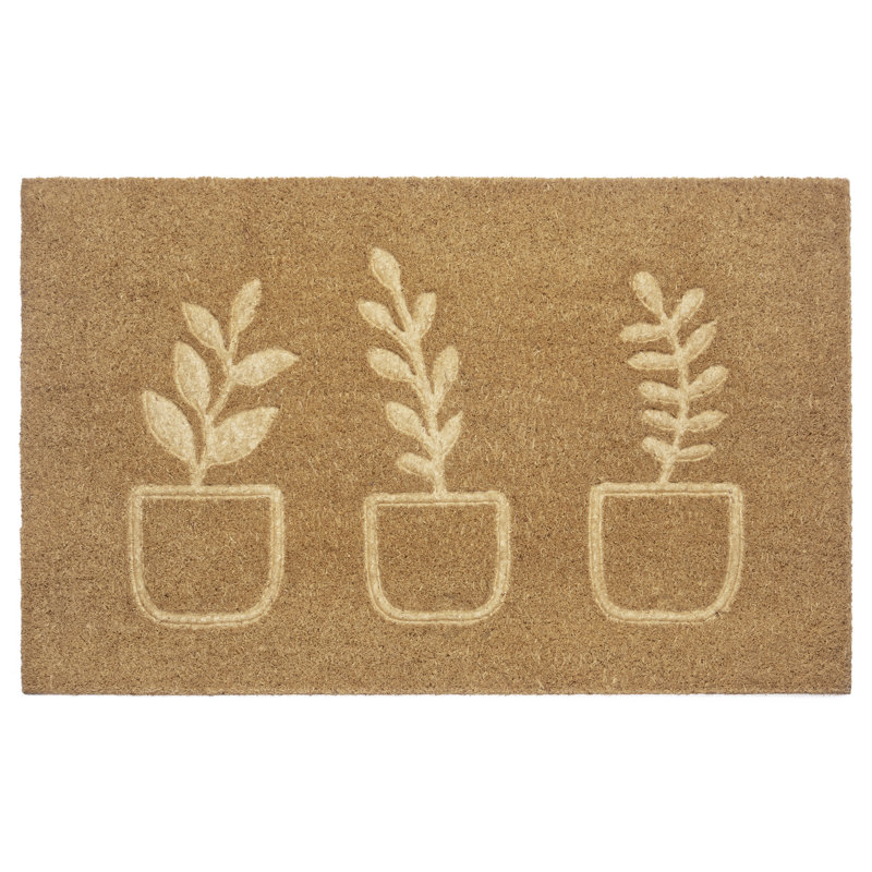 Flowerpot Door Mat