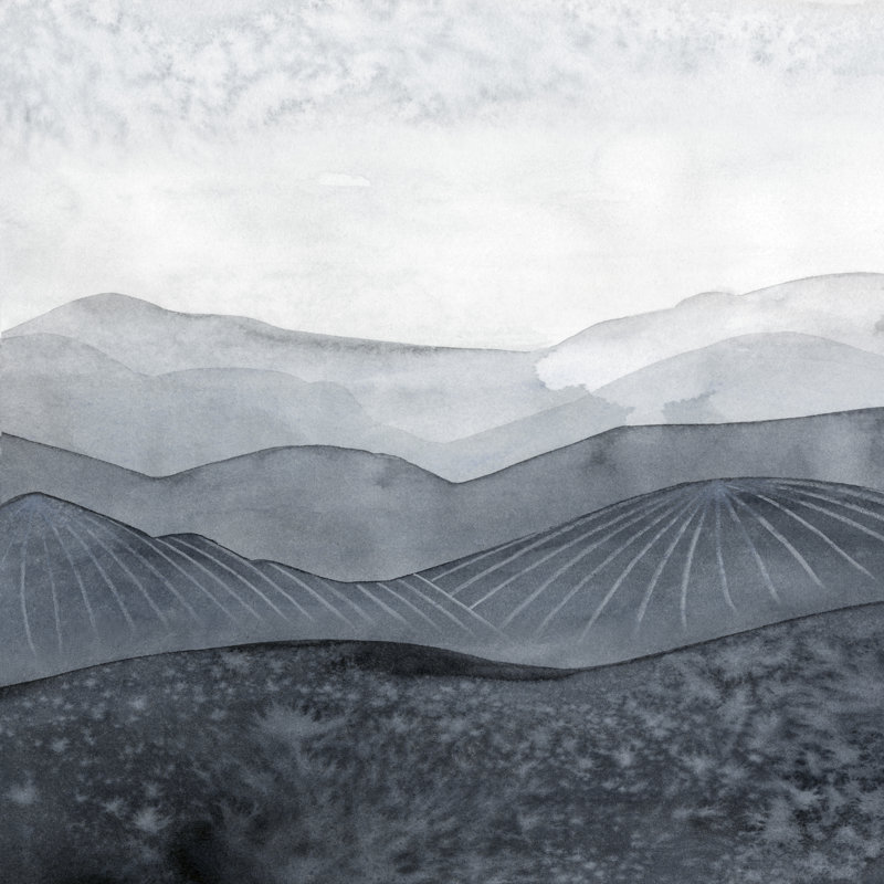 Blustering Valley I by Grace Popp - Wrapped Canvas Painting, 91cm H x 91cm W x 3.8cm D
