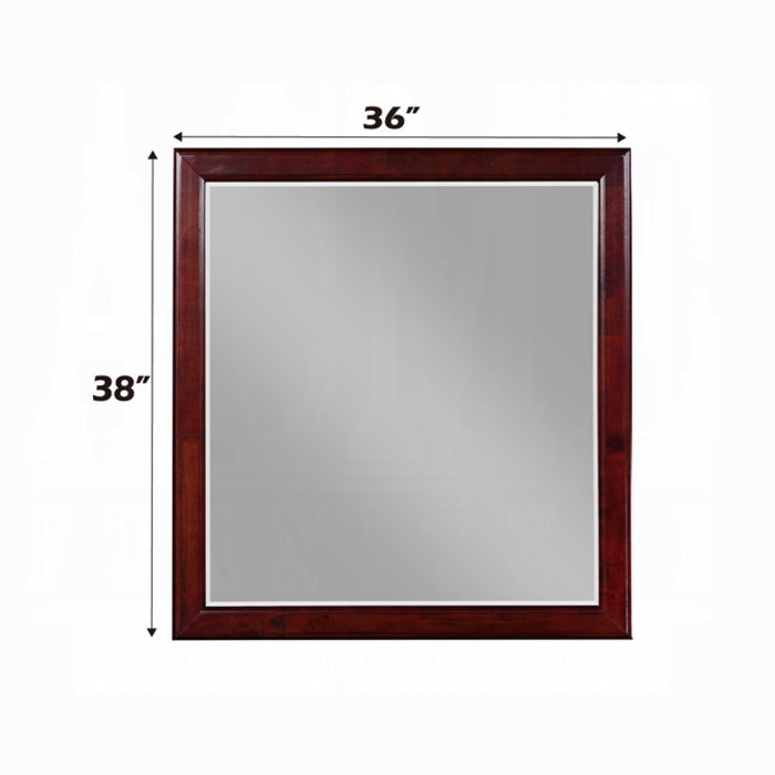 Miroir Louis Philippe, Rouge