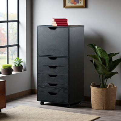 Holthaus 5-Drawer Storage Mobile Cabinet by Latitude Run