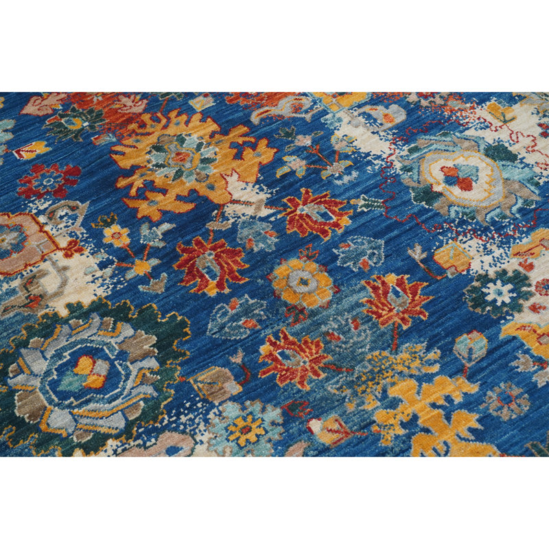 Tapis multicolore de haute qualité noué à la main