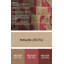 Tapis de zone rouge/brun contemporain-1191290522