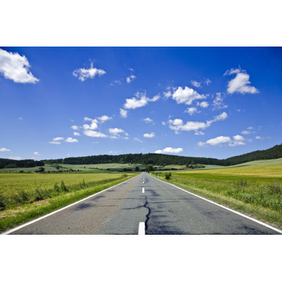 Country Highway - Wrapped Canvas Print
