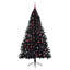 6.89' H Lighted Artificial Christmas Tree-615763158-615761407-615755837