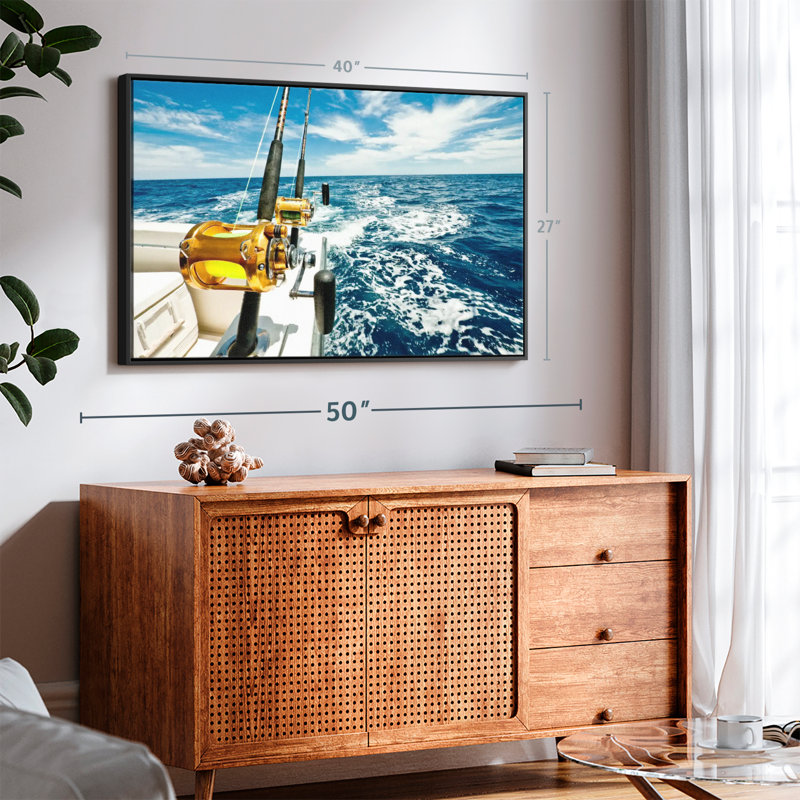 Impression sur toile Ocean Reels, H 27 po x l 40 po