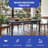Rectangular Outdoor Patio Dining Table Waterproof UV Protection