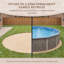 Piscine hors-terre à parois rigides et profondes de 18 pieds de 54 po Blue Wave Riviera-88076026