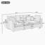 Canapé modulaire moderne en forme de U avec repose-pieds mobile, accoudoirs de rangement et ports de chargement USB pour des espaces de vie polyvalents.-680848142