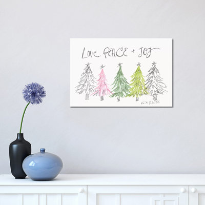 Love, Peace & Joy by Kait Roberts - Wrapped Canvas Gallery-Wrapped Canvas Giclée