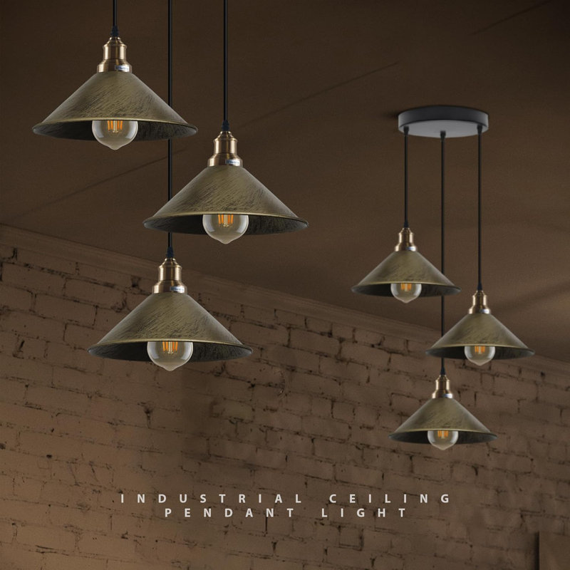 Remi 3 - Light Cluster Pendant, Brushed Brass