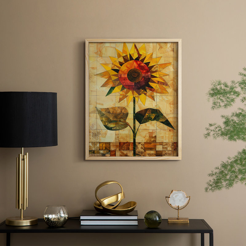 Série FLORAL CDLxxv - reproduction encadrée de qualité supérieure - prête à être accrochée - aucun clou requis