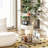 3 Tiers Acrylic End Table Side Table Storage Cart with Wheels for for Bedroom Living Room-908846724