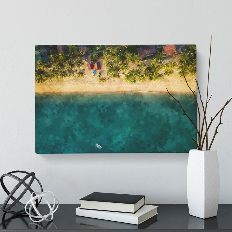 The Fishing Boat - Wrapped Canvas, 40cm H x 60cm W x 3cm D