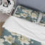 Ensemble de housse de couette grise et blanche-1409694322
