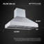 PROLINE 42-Inch Wall Mount Range Hood, CFM 1200, Stainless Steel, Dimmable Halogen Lights, ULTRA-QUIET Blower Motor, 4 Speed, 3-Year Warranty, PLJW 104.42, Kitchen Hood