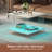 Unique Square Acrylic Coffee Table with Storage & 16-color RGB for Living Room-360424000