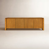 Poirier Media Unit Country Oak