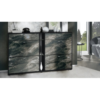 Agisilaos 32 Pair Flip Down Shoe Storage