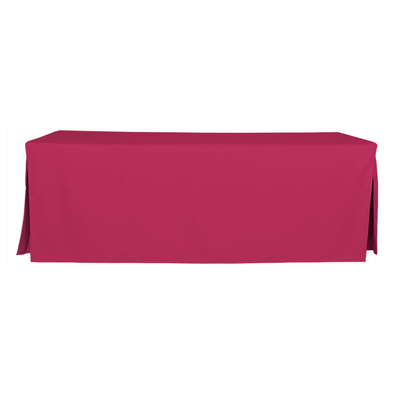 Tablevogue Table Cover, Fuchsia, 96" L x 30" D