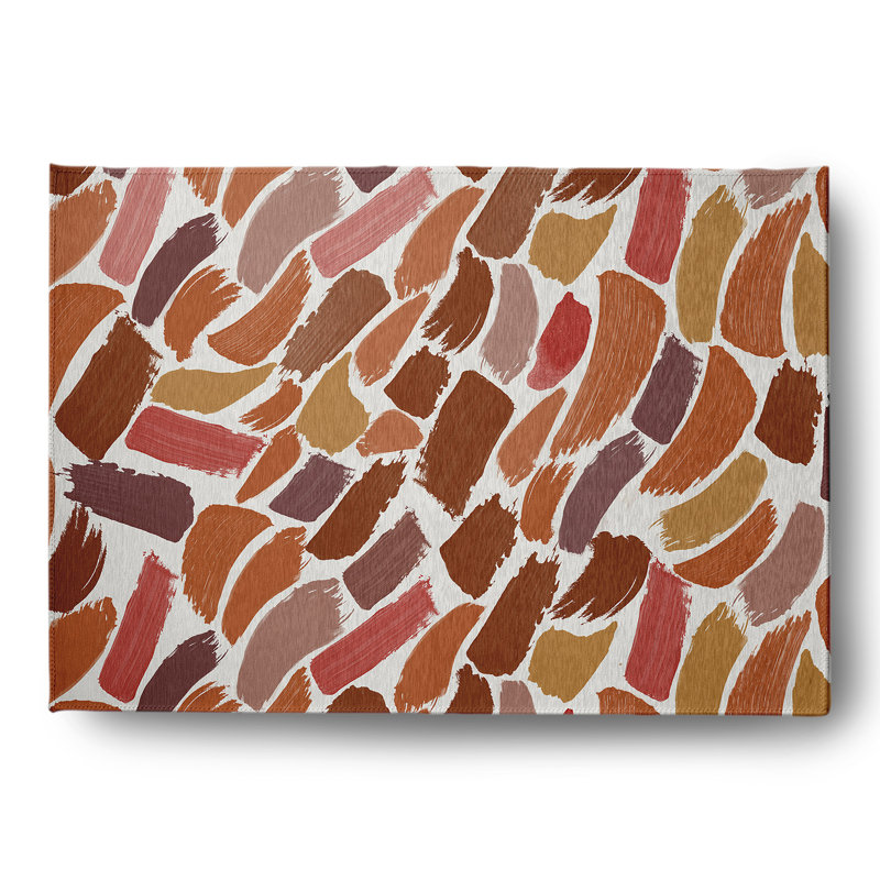 Chenille Abstract Indoor Rug, Rectangle 5' x 7'