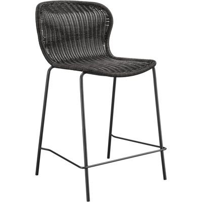 Tabourets de bar en faux métal brun Coastal Style