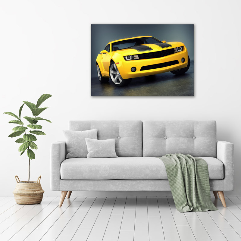 Sports Car - Wrapped Canvas Print
