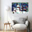 Christmas Snowmen With Reindeer by Nicole DeCamp - Wrapped Canvas Print-425646096