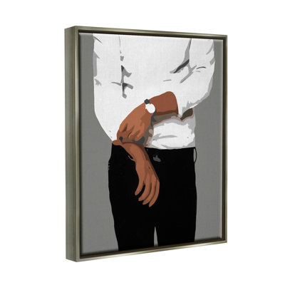 " Stylish Man Chic Outfit " by Beth Ann Lawson Painting Print