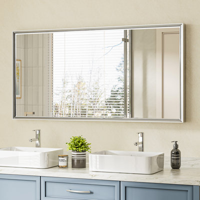Lohoski Decorative Bathroom Vanity Mirror for Wall - Beveled Design