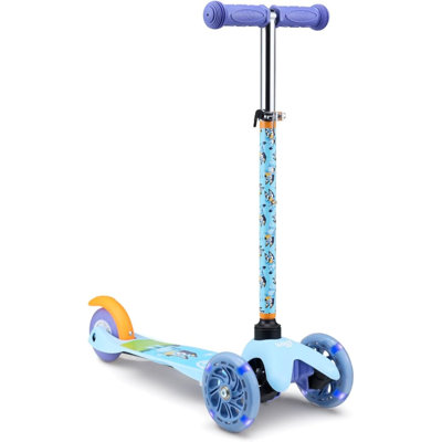 BLUEY 3-Wheel Light-Up Scooter w/ Adjustable Handlebar