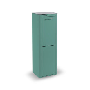 10 Gallons Manual Lift Trash Can Set