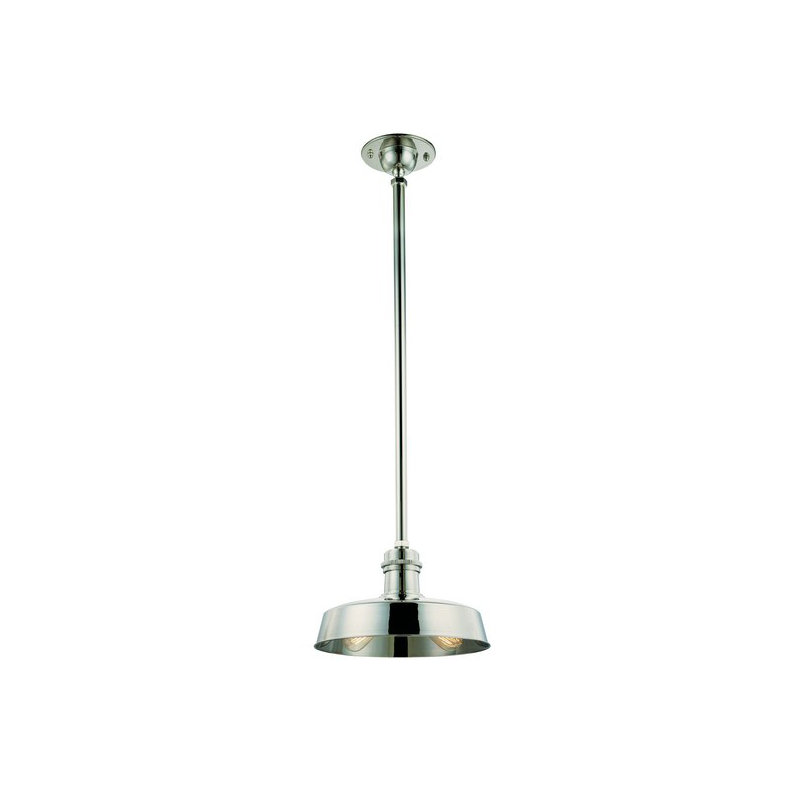 Hudson Falls 1 - Light Pendant, Polished Nickel