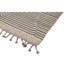 Tapis beige / gris unique de 9 pi 9 po x 13 pi 11 po