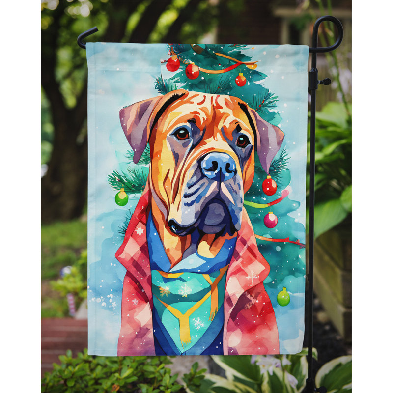 Drapeau de jardin en polyester à 2 faces, H 15,5 po x l 11,25 po