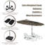 Parasol de marché double face 15 pi Arlmont & Co.-2061193522