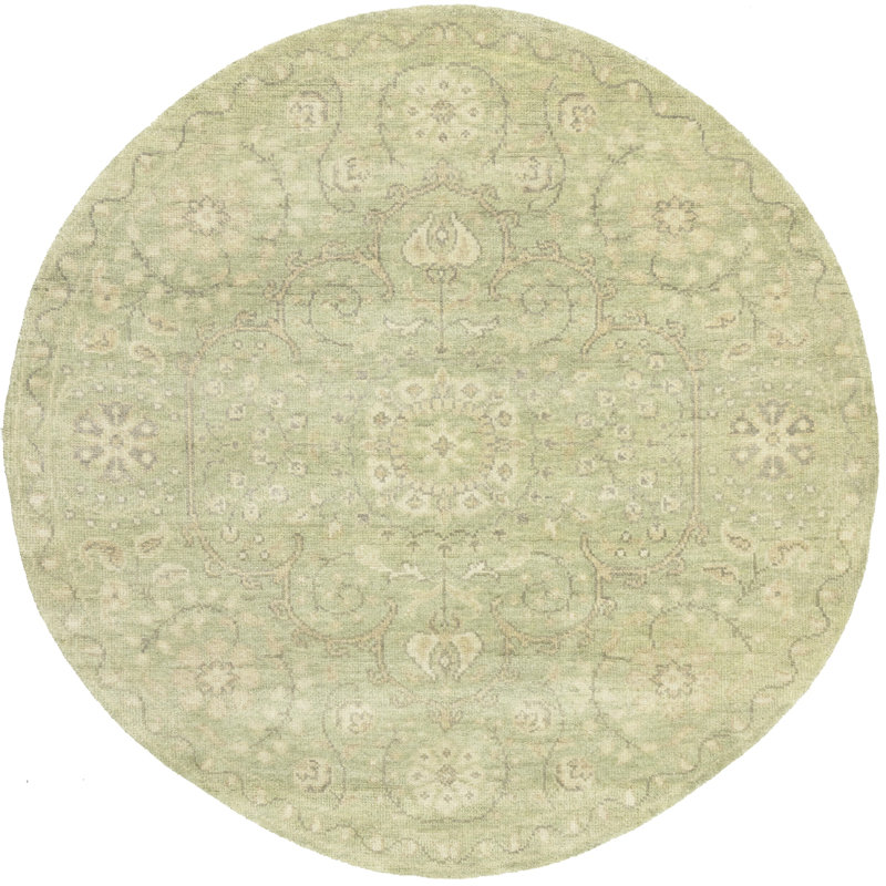 Tapis en laine Elander, Rond 5 pi 10 po