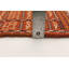 Tapis orange / jaune en laine fabriqué à la main Kilim