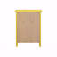 Table de chevet jaune vibrante-125712465