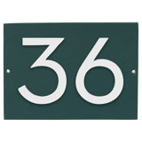 Floating 1-Line Wall Address Plaque